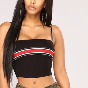 Fashion nova - “just my secret striped top”